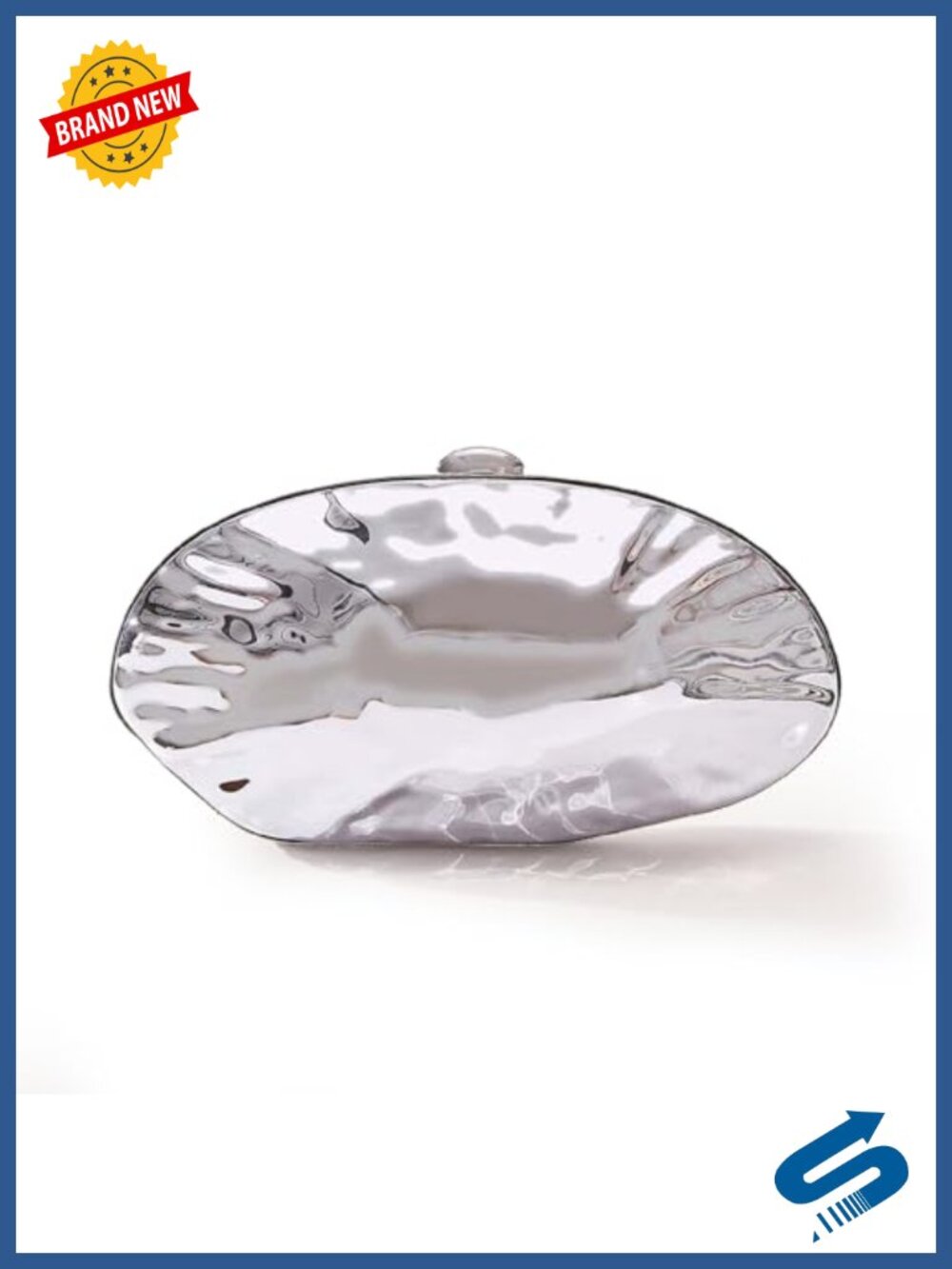 Shell Shape Acrylic Evening Bag Clutch with Chain for Wedding Party Prom